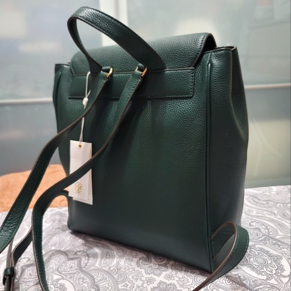 New Tory Burch Carter Flap Backpack - Picture 2 of 12